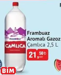 ÇAMLICA FRAMBUAZ AROMALI GAZOZ ÇAMLICA FRAMBUAZ AROMALI GAZOZ